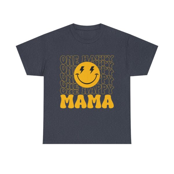 One Happy Mama" Retro Smiley Face T-Shirt - Perfect Mother's Day Gift - Image 6