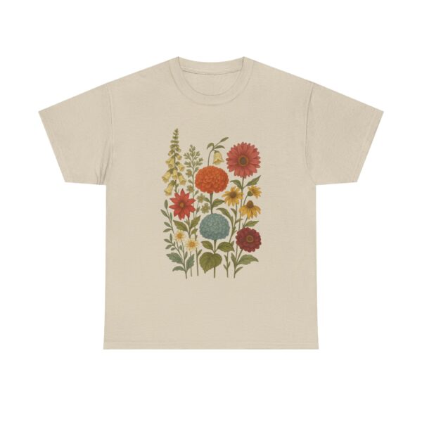 Vintage Botanical Garden Floral T-Shirt, Nature Lover Gift, Boho Shirt - Image 4