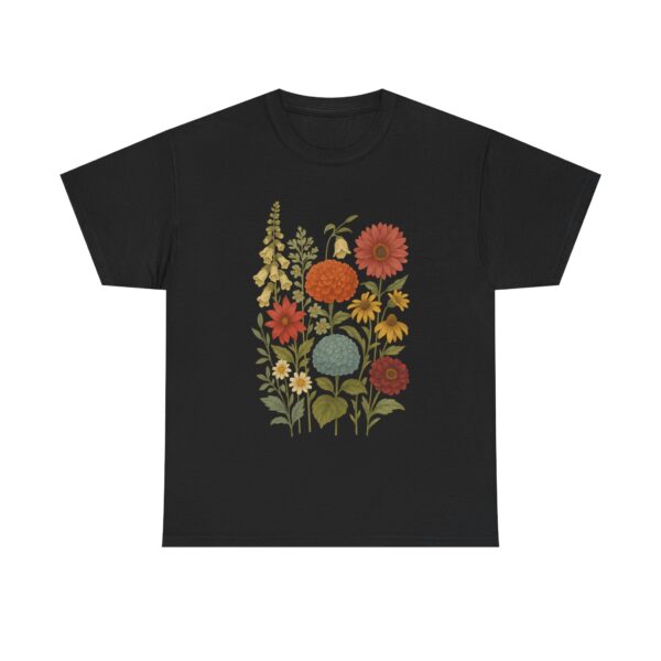 Vintage Botanical Garden Floral T-Shirt, Nature Lover Gift, Boho Shirt - Image 3