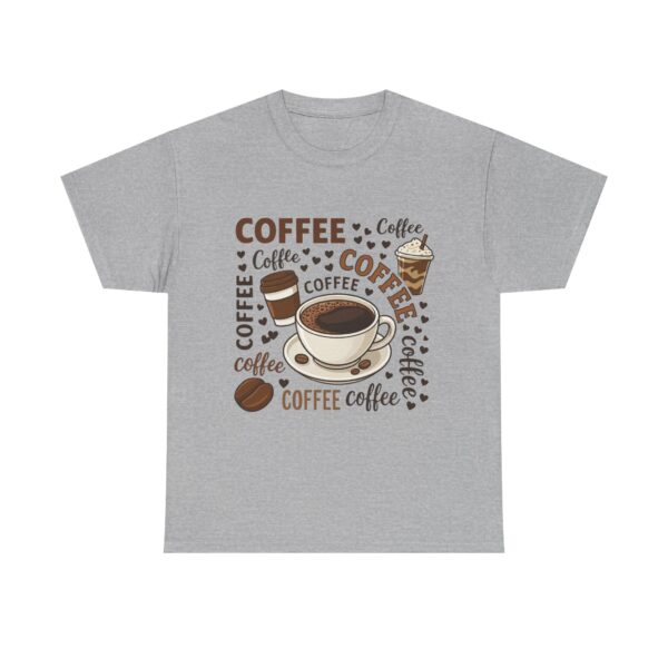 Coffee Lover Graphic T-Shirt, Unisex Tee for Caffeine Addicts, Cute Coffee Cup - Image 3
