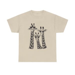 Cool Giraffe Graphic Tee, Summer Shirt, Gift for Animal Lovers