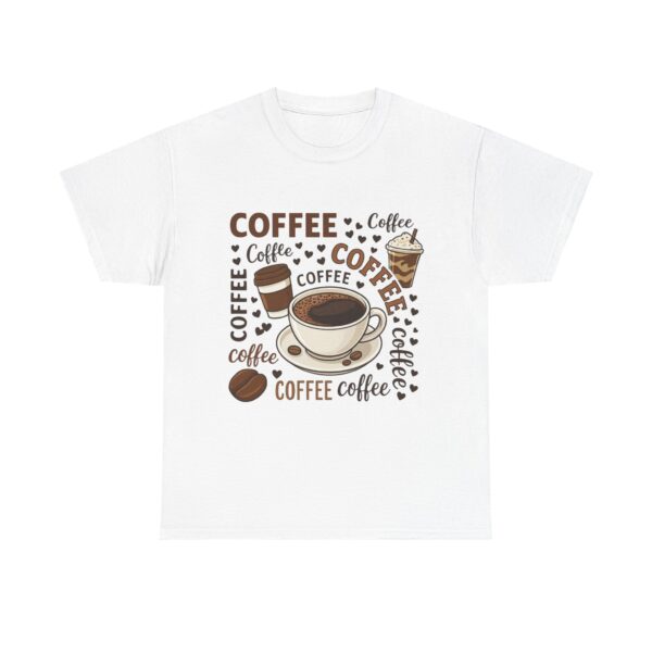 Coffee Lover Graphic T-Shirt, Unisex Tee for Caffeine Addicts, Cute Coffee Cup - Image 2