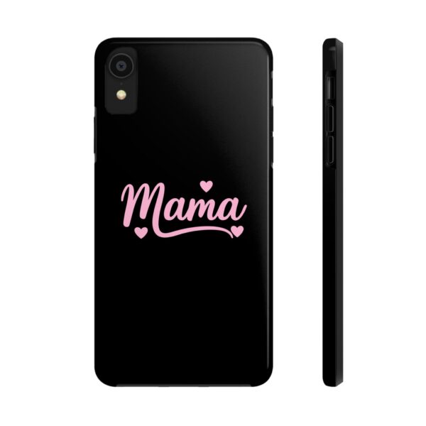 Mama Phone Case – Cute Pink Heart Design for Moms | Mother's Day Gift | Durable Phone Protection - Image 9