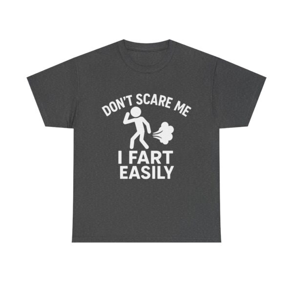 Funny Stickman Fart Shirt – "Don't Scare Me I Fart Easily" Unisex Tee - Image 6