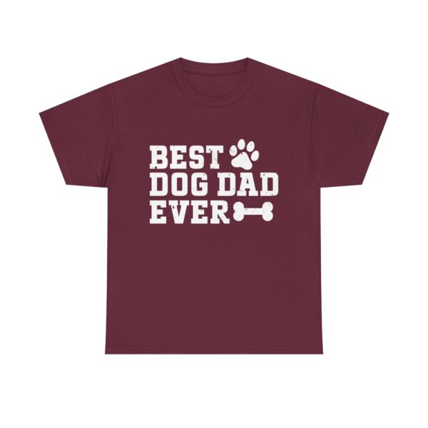 Best Dog Dad Ever T-Shirt – Funny Gift for Dog Lovers, Pet Owners & Fur Dads - Image 3