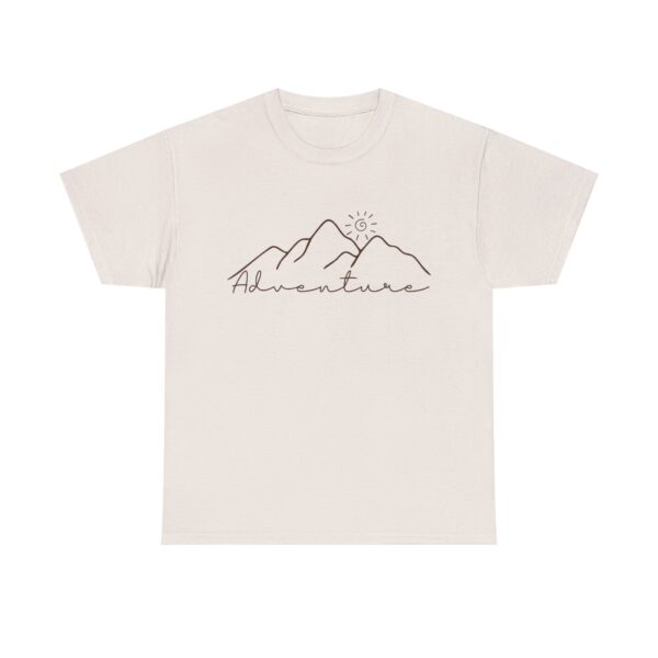 Minimalist Mountain Adventure Unisex T-Shirt – Nature Lover Hiking Tee for Outdoor Explorers - Image 3