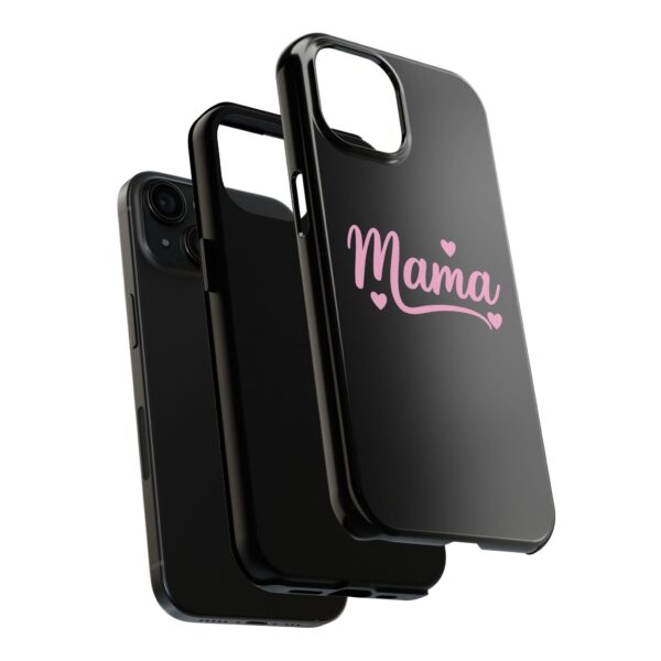Mama Phone Case – Cute Pink Heart Design for Moms | Mother's Day Gift | Durable Phone Protection - Image 4