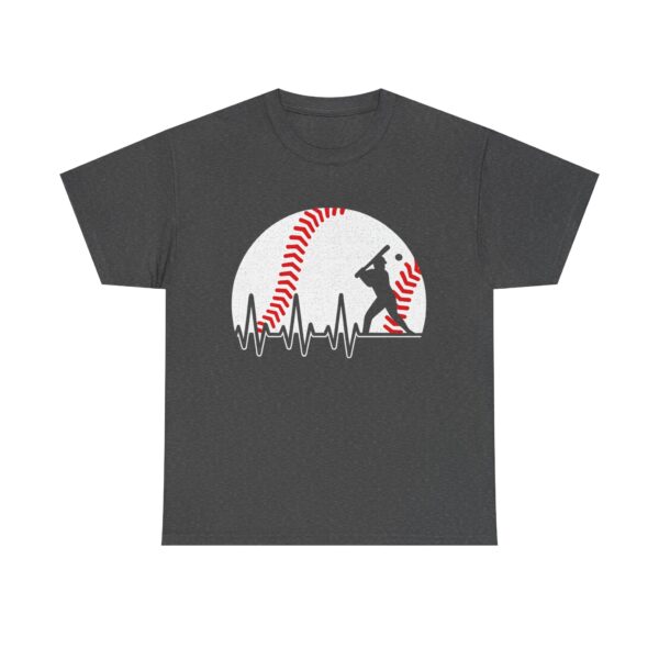 Baseball Heartbeat Tee | Gift for Baseball Lovers Unisex T-shirt | Sporty Gift for Men & Women