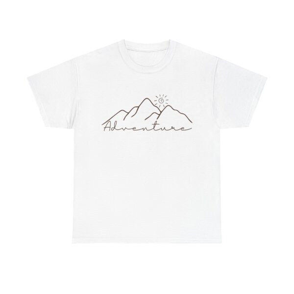 Minimalist Mountain Adventure Unisex T-Shirt – Nature Lover Hiking Tee for Outdoor Explorers