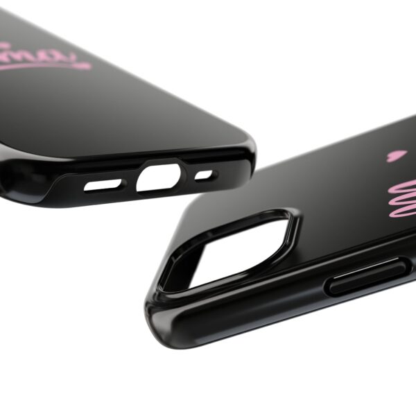 Mama Phone Case – Cute Pink Heart Design for Moms | Mother's Day Gift | Durable Phone Protection - Image 3
