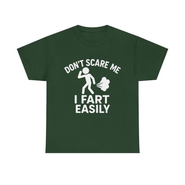 Funny Stickman Fart Shirt – "Don't Scare Me I Fart Easily" Unisex Tee - Image 5