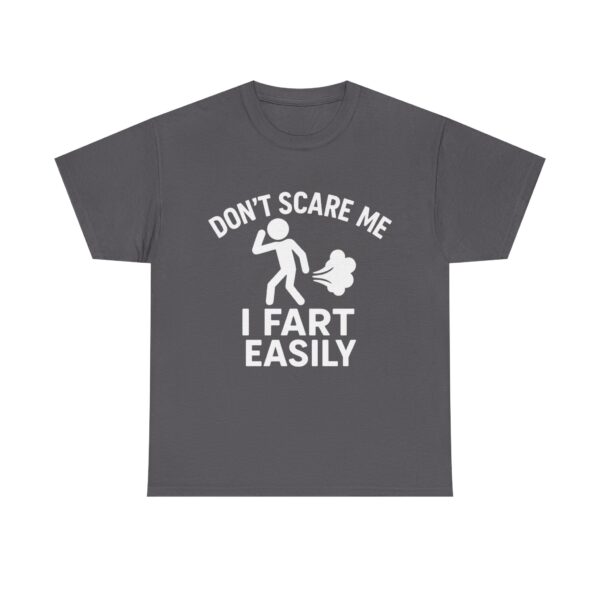 Funny Stickman Fart Shirt – "Don't Scare Me I Fart Easily" Unisex Tee - Image 7