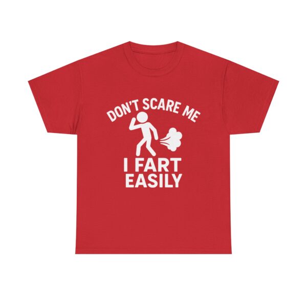 Funny Stickman Fart Shirt – "Don't Scare Me I Fart Easily" Unisex Tee - Image 10
