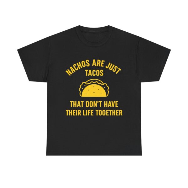 Funny Nachos vs Tacos Unisex T-Shirt – Foodie Humor Tee for Taco Lovers - Image 2
