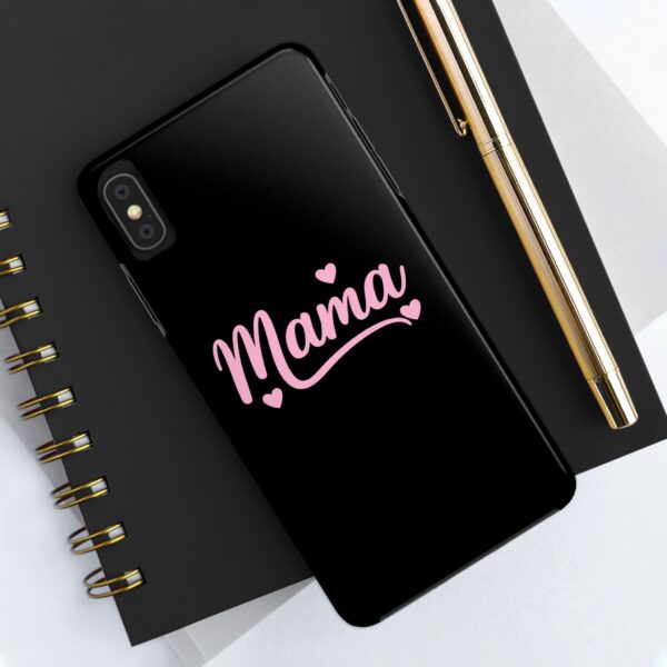 Mama Phone Case – Cute Pink Heart Design for Moms | Mother's Day Gift | Durable Phone Protection - Image 14