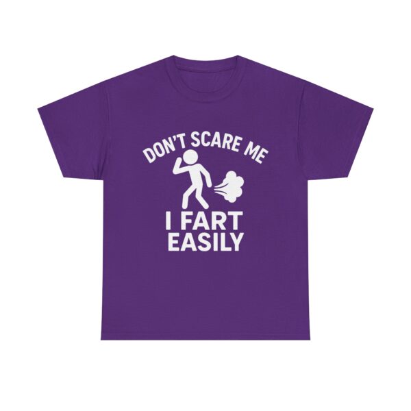 Funny Stickman Fart Shirt – "Don't Scare Me I Fart Easily" Unisex Tee - Image 9