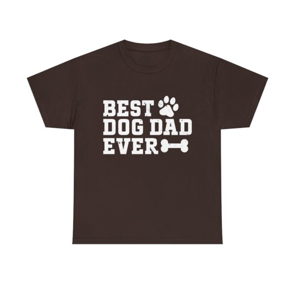 Best Dog Dad Ever T-Shirt – Funny Gift for Dog Lovers, Pet Owners & Fur Dads - Image 4