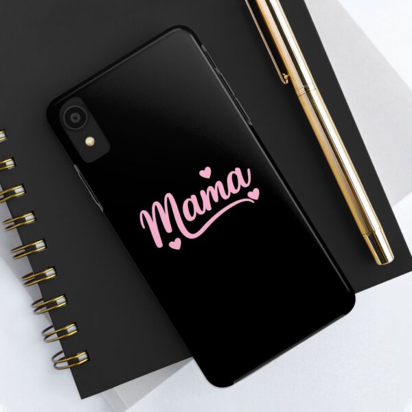 Mama Phone Case – Cute Pink Heart Design for Moms | Mother's Day Gift | Durable Phone Protection - Image 10