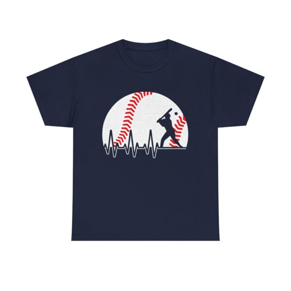 Baseball Heartbeat Tee | Gift for Baseball Lovers Unisex T-shirt | Sporty Gift for Men & Women - Image 6