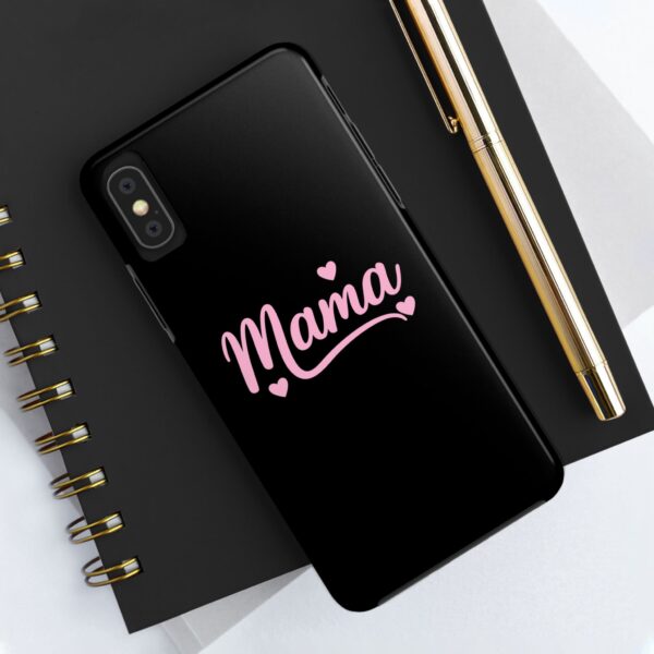 Mama Phone Case – Cute Pink Heart Design for Moms | Mother's Day Gift | Durable Phone Protection - Image 12