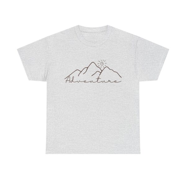 Minimalist Mountain Adventure Unisex T-Shirt – Nature Lover Hiking Tee for Outdoor Explorers - Image 2