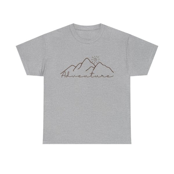 Minimalist Mountain Adventure Unisex T-Shirt – Nature Lover Hiking Tee for Outdoor Explorers - Image 4