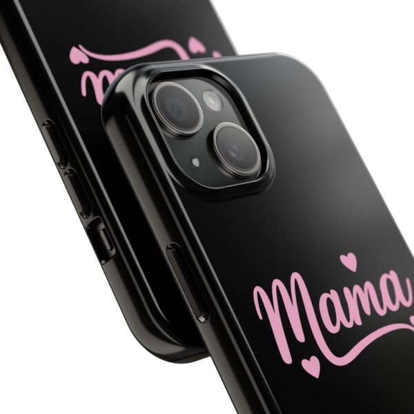 Mama Phone Case – Cute Pink Heart Design for Moms | Mother's Day Gift | Durable Phone Protection - Image 2