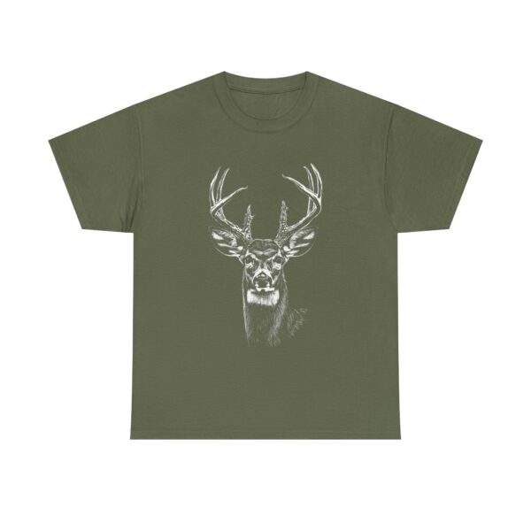 Whitetail Deer Buck Head Unisex T-Shirt - Nature & Wildlife Enthusiast Apparel - Image 3
