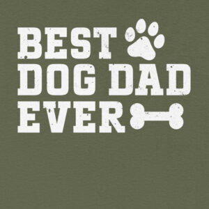 Alternative view of Best Dog Dad Ever T-Shirt – Funny Gift for Dog Lovers, Pet Owners & Fur Dads