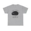 Cute graphic black cat on a t-shirt with the text: "Sorry, I can't go. I'm an indoor cat."