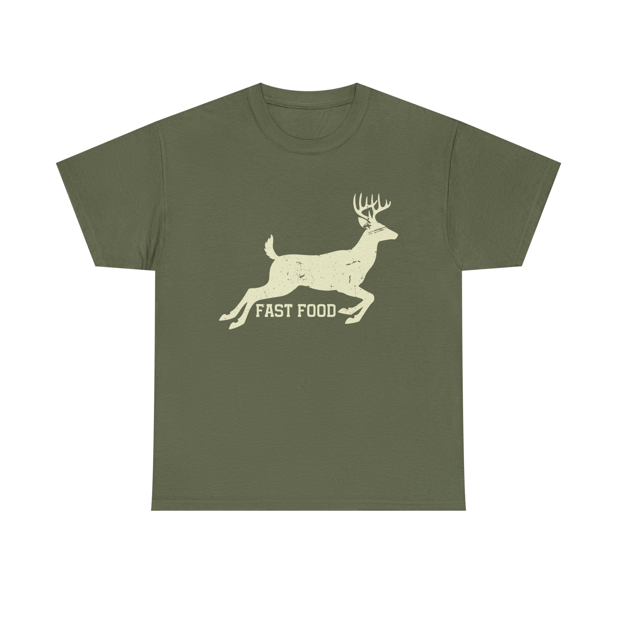 Funny Hunting T-Shirt – Fast Food Deer Hunting Design - Image 5