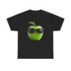 Green apple wearing sunglasses funny graphic T-shirt