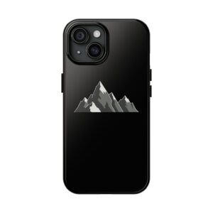 Minimalist mountain design phone case