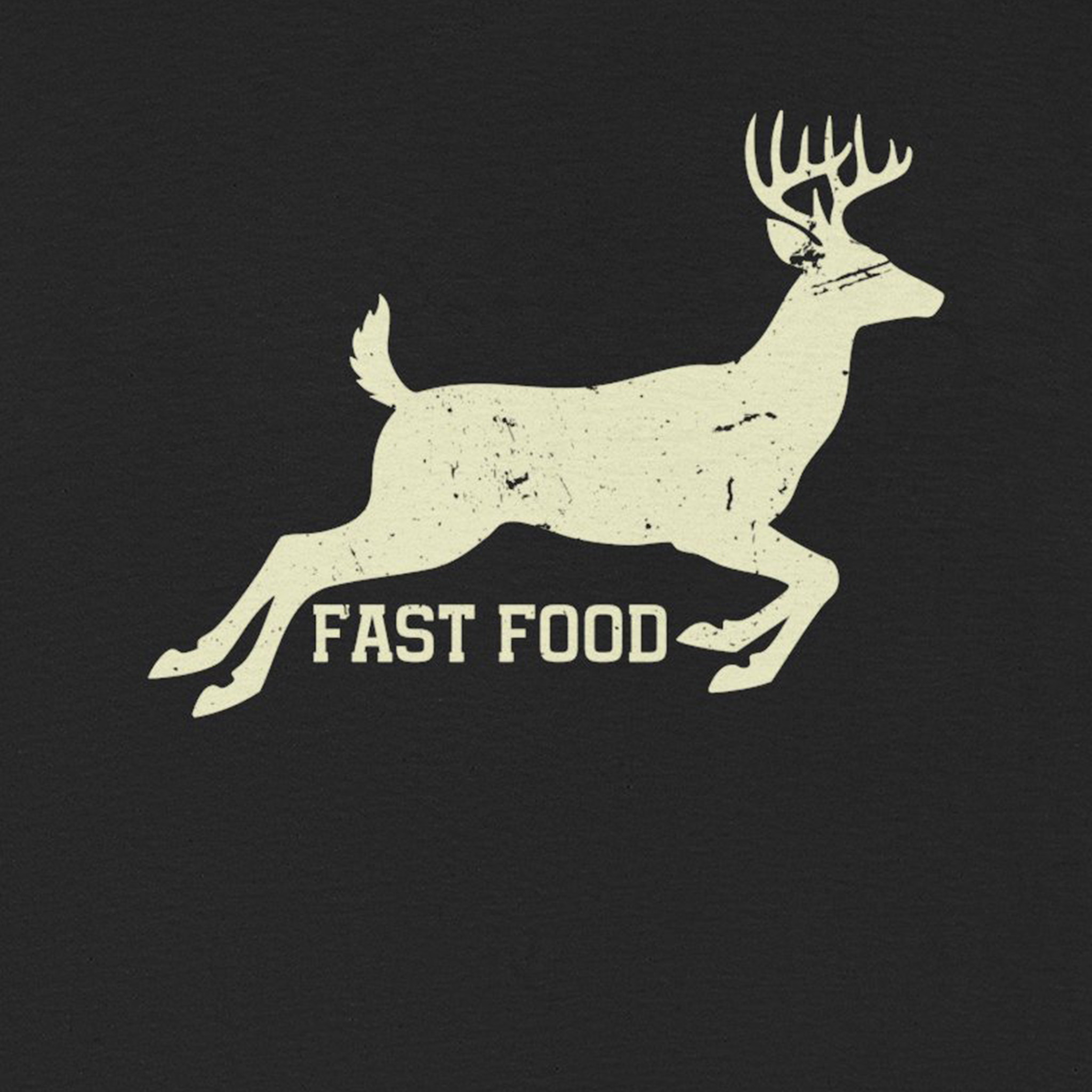 Funny Hunting T-Shirt – Fast Food Deer Hunting Design - Image 2