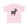 Black goat silhouette with the word “Mama” written inside in a stylish script font in t-shirt